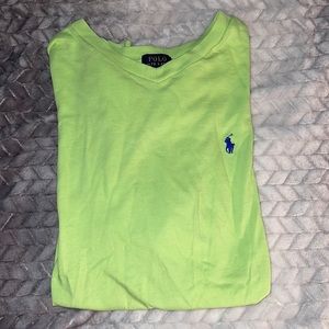 Green polo t-shirt